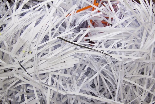 destruccion papel